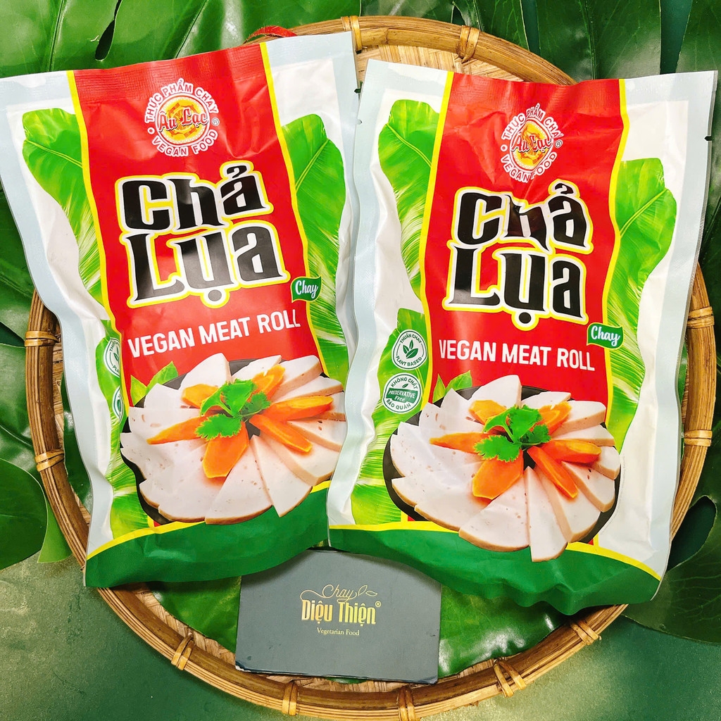 CHẢ LỤA CHAY TIỆT TRÙNG ÂU LẠC 250G – NHỎ GỌN, TIỆN DÙNG, ĂN LÀ GHIỀN 🌿