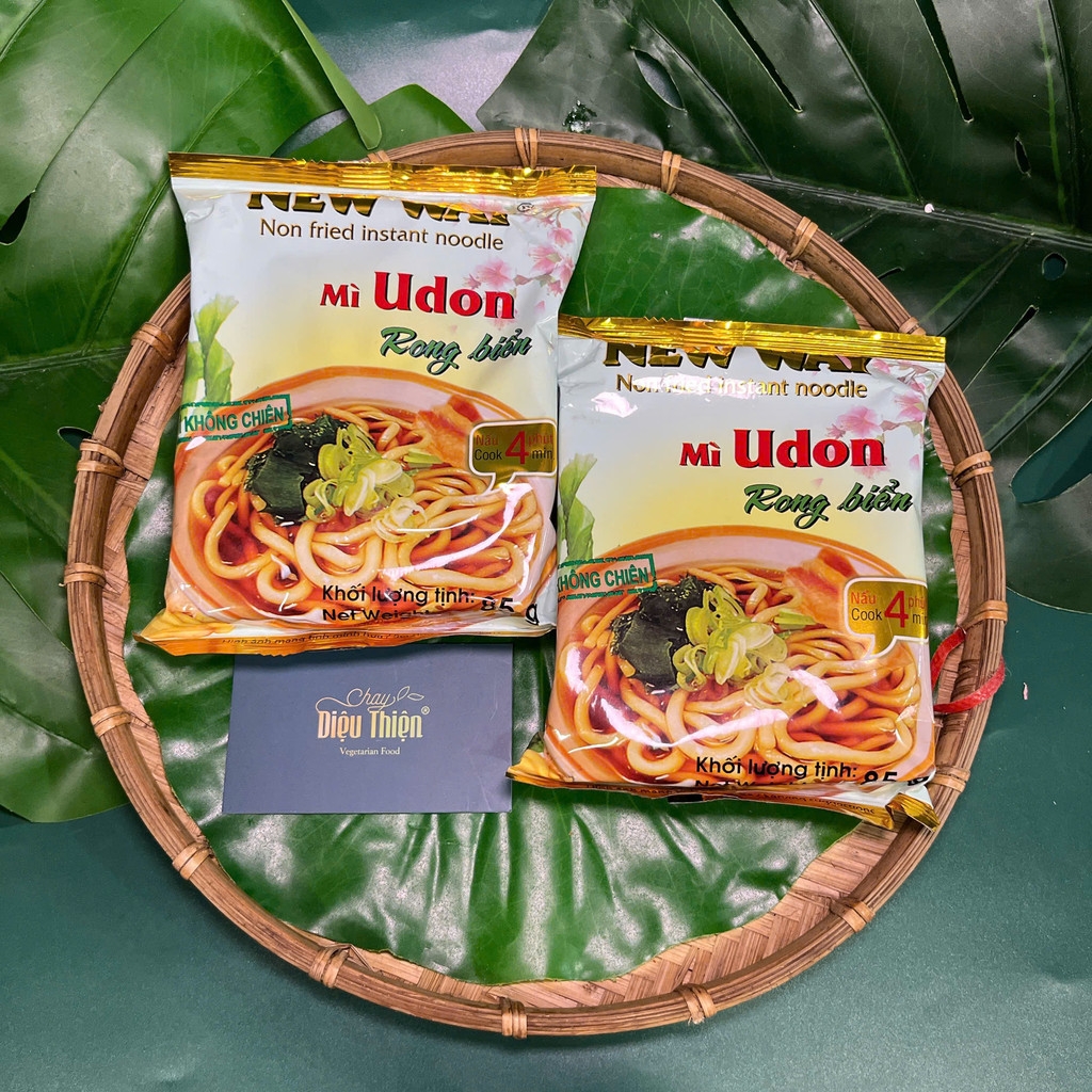 Mì Udon Rong Biển Không Chiên Newway – Mì Chay Thanh Mát, Sợi Dai Ngon