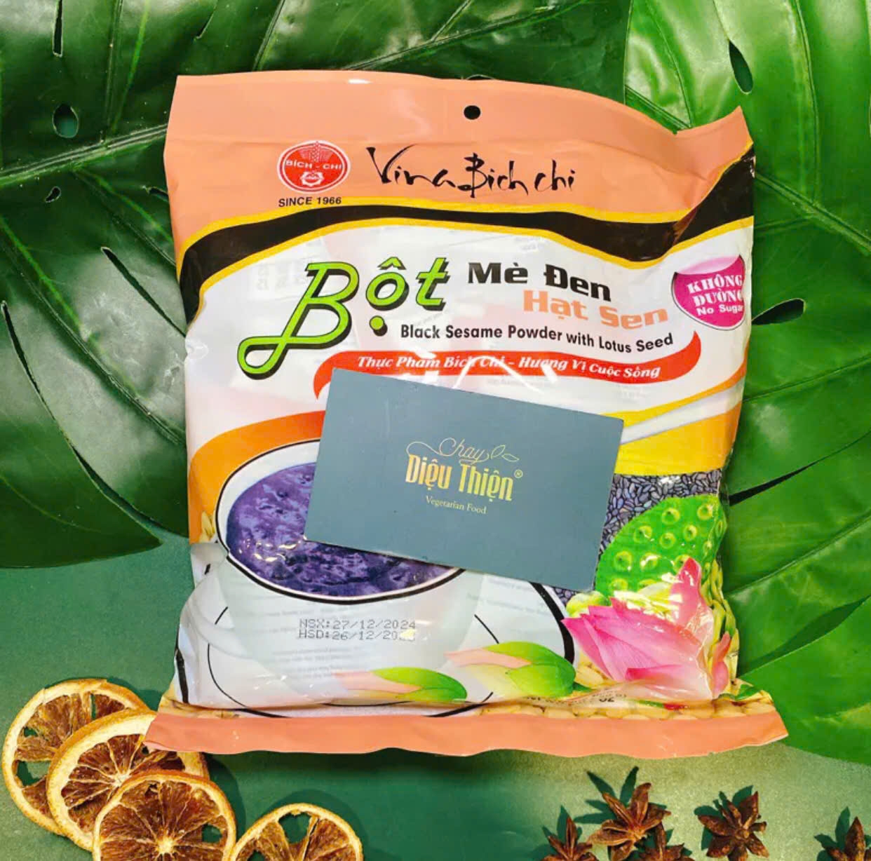 Bột mè đen hạt sen Bích Chi 300g – bổ dưỡng, thơm ngon, dễ uống