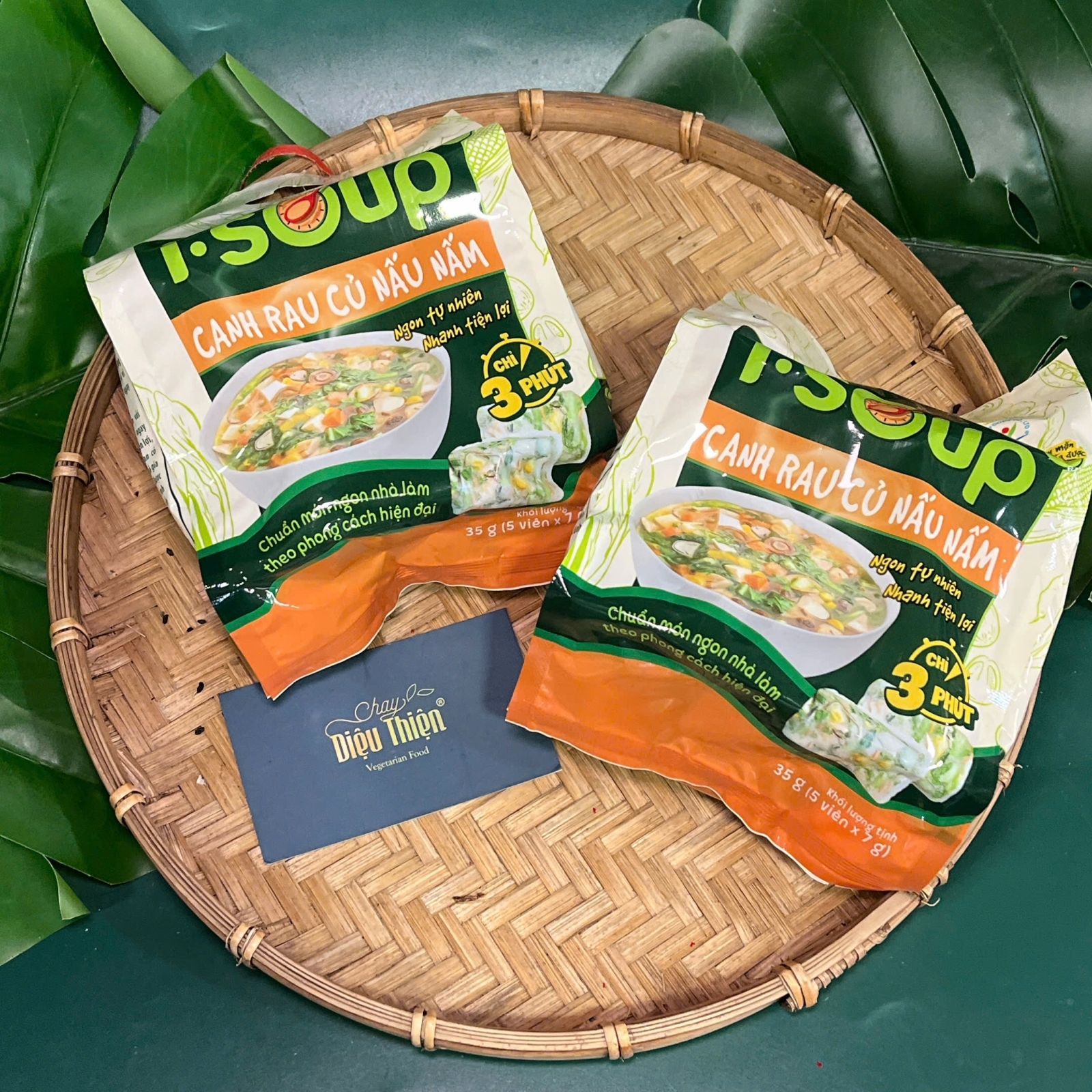 Canh Rau Củ Nấu Nấm I-Soup – Canh chay thanh lành, bổ dưỡng
